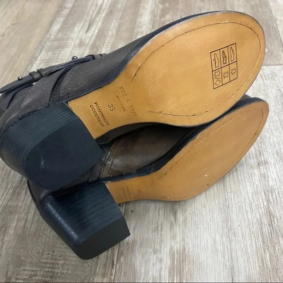 RAG & BONE HARPER MOTO LEATHER BOOT - Picture 4 of 14